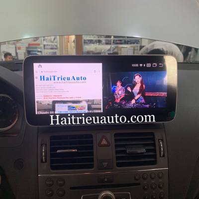 Màn hình android theo xe Mercedes C250