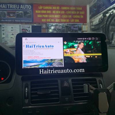 Màn hình android theo xe Mercedes C300