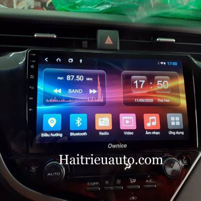 màn hình android theo xe toyota camry 2019