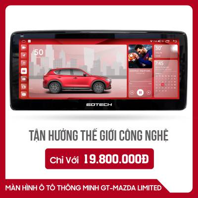 màn hình android Gotech mazda Limited