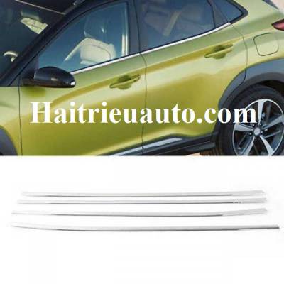 Nẹp ch&acirc;n k&iacute;nh cho xe Hyundai Kona