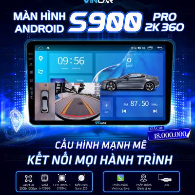 M&agrave;n h&igrave;nh android Vincar V900 PRO