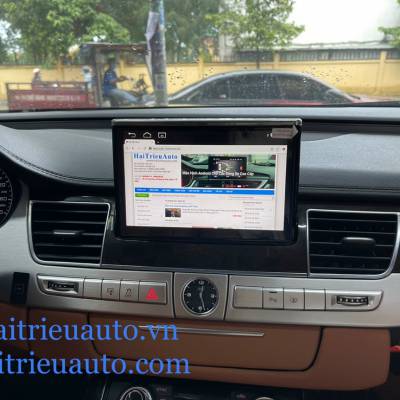 màn hình android theo xe audi A8
