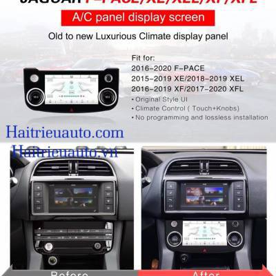 M&agrave;n h&igrave;nh điều h&ograve;a điện tử xe Jaguar 