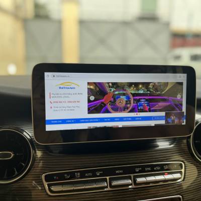 M&agrave;n h&igrave;nh android xe Mercedes V