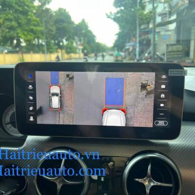 M&agrave;n h&igrave;nh android omas 360 xe Mercedes Glk