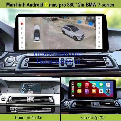 Màn hình amdroid Omas Pro 360 12in xe bMW 7 series