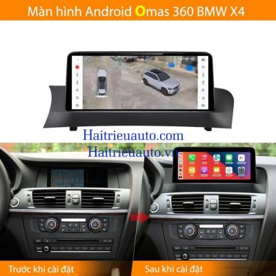 Màn hình android Omas 360 xe BMW X4