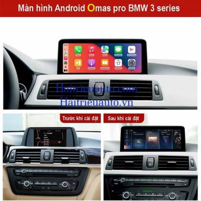 Màn hình android Omas Pro 12 inch xe BMW 320