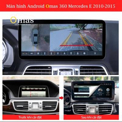 Màn hình android Omas 360 xe mercedes E