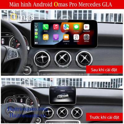 Màn hình android Omas pro xe mercedes GLA