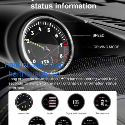 Đồng hồ điện tử xe Porsche