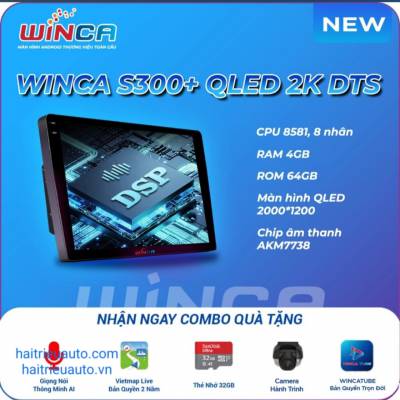 Màn hình android winca S300+ 2k DTS