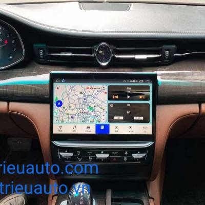M&agrave;n h&igrave;nh android xe Maserati 2013
