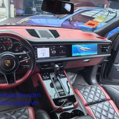 N&acirc;ng cấp m&agrave;n h&igrave;nh porsche macan mẫu 2024  