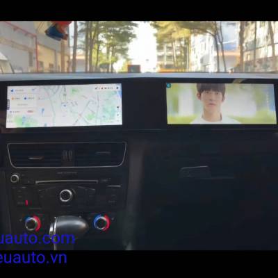 M&agrave;n h&igrave;nh android mẫu d&agrave;i xe Audi Q5