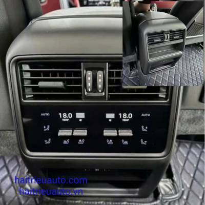 Màn hình điều hoa sau xe Porsche