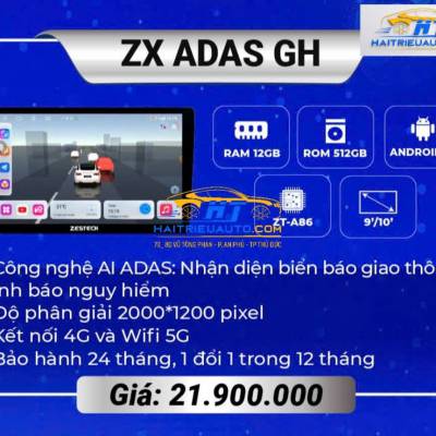 Màn hình android Zestech ZX ADAS Giới hạn