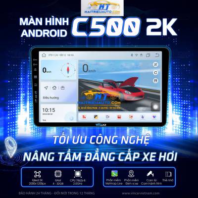 Màn hình android Vincar C500 2K