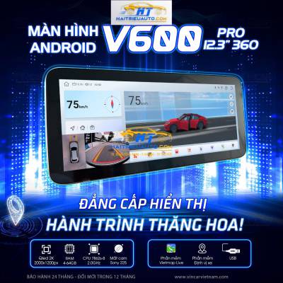 Màn hình android Vincar V600 PRO 360