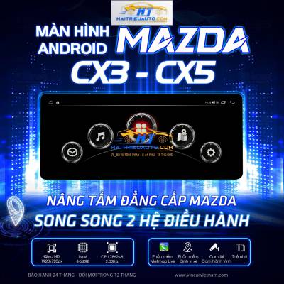 Màn hình android Vincar Mazda CX3 – CX5