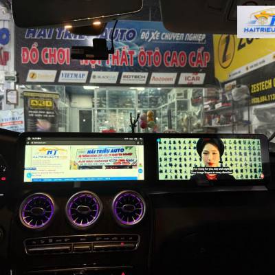 Màn hình android Omas A12 xe Mercedes C