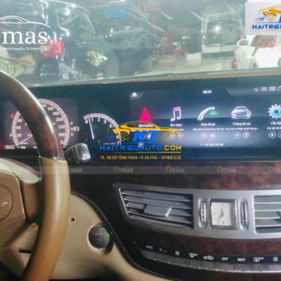 Màn hình android Omas xe Mercedes S 2008-2014