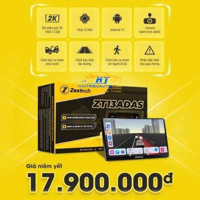 M&agrave;n h&igrave;nh android zestech ZT13 ADAS