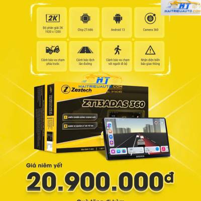 Màn hình android zestech ZT13 ADAS 360