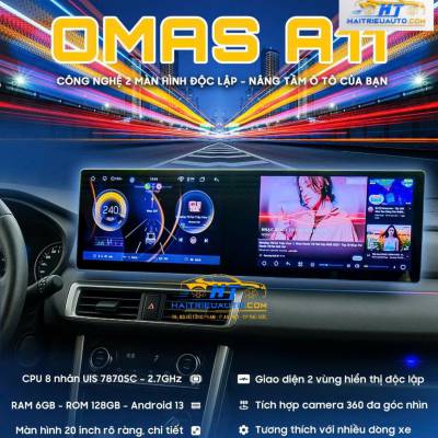 Màn hình android Omas A11 xe Xpander