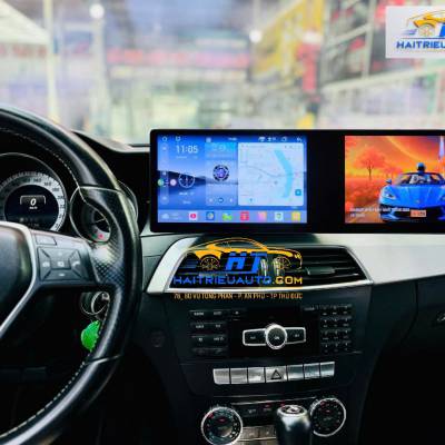 Màn hình android Omas A11 xe Mercedes C