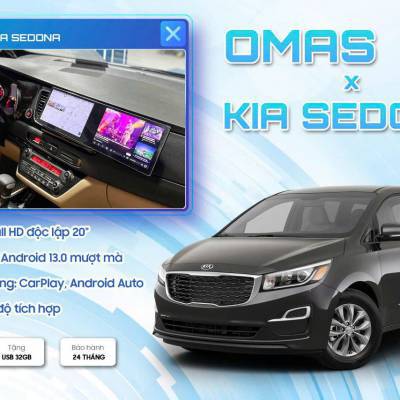 Màn hình android Omas A11 xe Kia Sedona  
