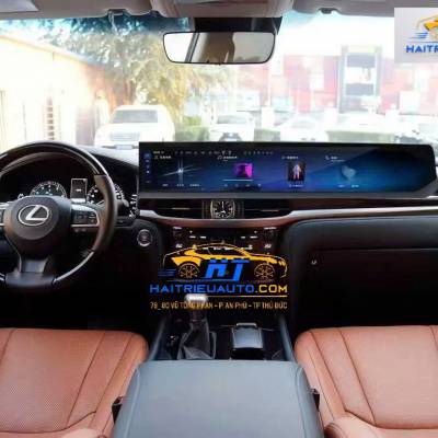 Nâng cấp màn hình xe Lexus LX570 lên LX670