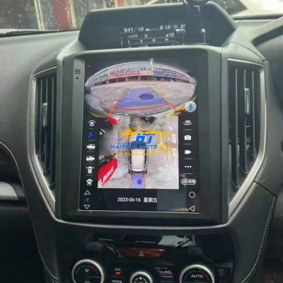 M&agrave;n h&igrave;nh android tesla camera 360 xe subaru Forester