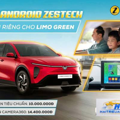 Bộ MHU android Zestech xe  VinFast Limo Green