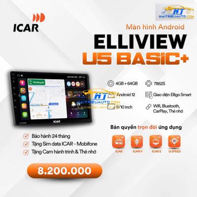 M&agrave;n h&igrave;nh Android  Elliview U5 BASIC+