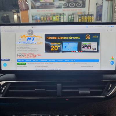 M&agrave;n h&igrave;nh android xe peugeot 3008