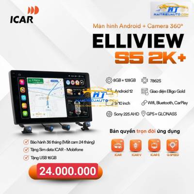 M&agrave;n h&igrave;nh Android ICAR Elliview S5 2K+