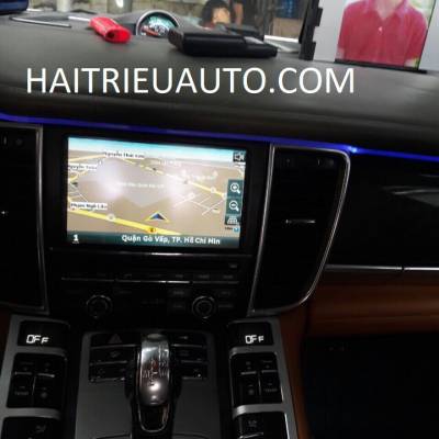 xe porche panamera lắp vietmap