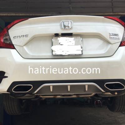 độ pô mẫu Z1 xe honda civic 2017