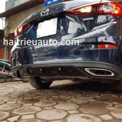 ốp pô mầu đen cho xe mazda 3